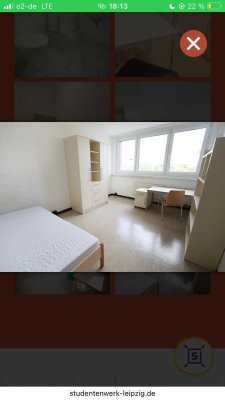 1 Zimmer im Studentenwohnheim in einer 2er WG in Leipzig