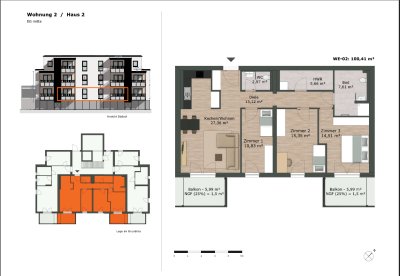 Helle geräumige 4-Zimmer Wohnung mit Balkon in Hameln (Mieterselbstauskunft nötig)