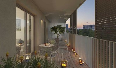Erstbezug - Wohnung mit großem Balkon Richtung Park
