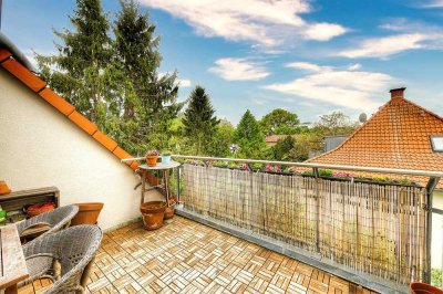 Wohnen mit Sonnenglanz: 3-Zimmer Maisonette nahe Heiligem See