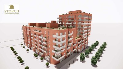 Kleine Stadtwohnung 1-Zimmer-Neubauwohung in zentraler Lage  mit Balkon