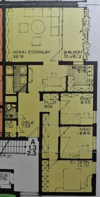 Von Privat: Stilvolle, gepflegte 4-Zimmer-Wohnung mit Balkon in Karlsfeld