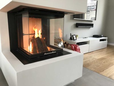 Moderne Penthouse-Wohnung mit Smart Home, Raffstores, Kamin & hochwertiger Ausstattung