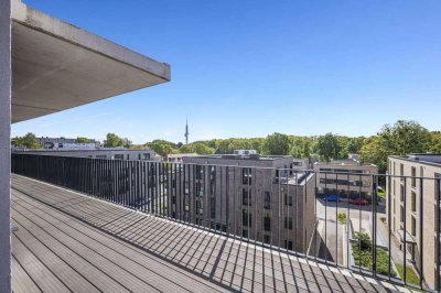 Stadtgrün196 | 4-Zi-Wohnung mit Südloggia durchdachter | Grundriss mit 2 Bädern + Blick ins Grüne