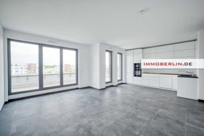IMMOBERLIN.DE - Ersteinzug! Sehr sonnige Wohnung mit Südwestterrasse im beliebten Wohnpark