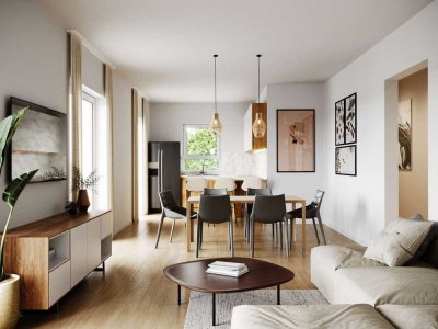 Familienfreundliche Drei- bis Vierzimmerwohnung Wünsdorf: Dachterrasse, Fußbodenheizung, Stellplätze