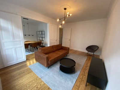 Bestes Winterhude: Hochwertig möbliertes 3 Zi.- Apartment, zu Fuß an Alster/Leinpfad/Markt/Cafés
