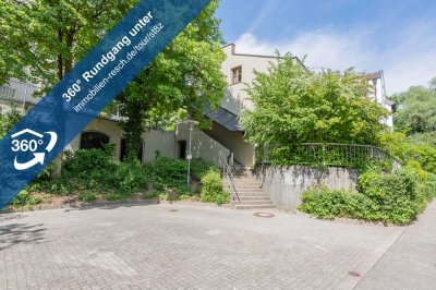Direkt am Inn gelegen 
1-Zimmer-Appartement mit Duschbad, Terrasse und EBK