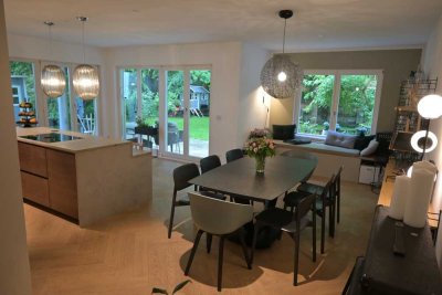 Befristet: 5-Zimmer Gartenwohnung am Isarhochufer