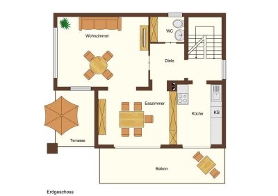 Hübsches Einfamilienhaus mit Einlieger auf großem Gartengrundstück im Stübbecken, kurzfristig frei