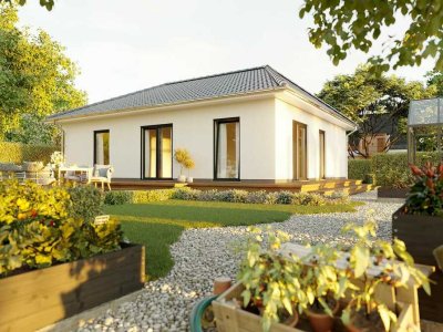 Übersichtlich und variabel ... Ihr Bungalow in Luko bei Coswig / Preis inkl. Grundstück