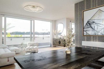 Traumhafter Havel-Blick: Neubau-Penthouse mit großer Dachterrasse – auf Eiswerder – TOP Ausstattung!