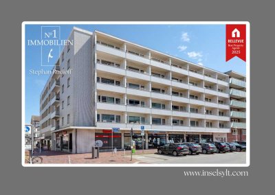 Kl. Meerblick- Beste Lage, 3 Zimmer Ferienwohnung, 2 Balkone, Keller, Garage