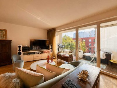 Nobler Stadtwohnsitz im Westend mit Südterrasse, Balkon und Tiefgarage