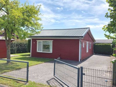 Ankommen, aufschließen und entspannen - top gepflegtes Wochenendhaus im Erholungsgebiet Kleines Meer