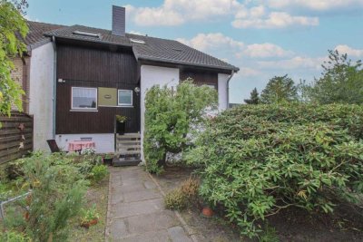 Gestalten – Wohlfühlen – Leben: Reihenendhaus mit schönem Garten in ruhiger Lage von Weyhausen