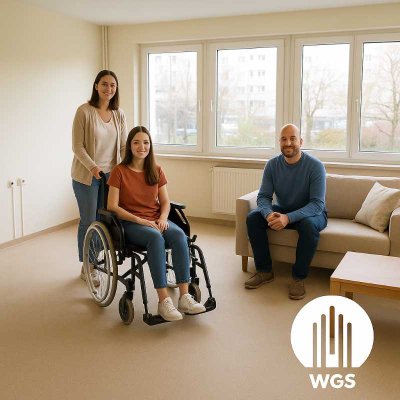 Barrierefreie Dreiraumwohnung