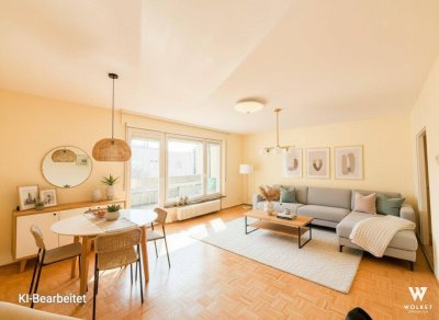Sonnenlage trifft perfekten Grundriss I Ruhige 3-Zimmer-Wohnung mit Loggia I Nähe Klinik Penzing