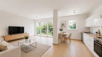 Bezugsfreie Gartenwohnung mit großer Terrasse im beliebten Rebstockviertel