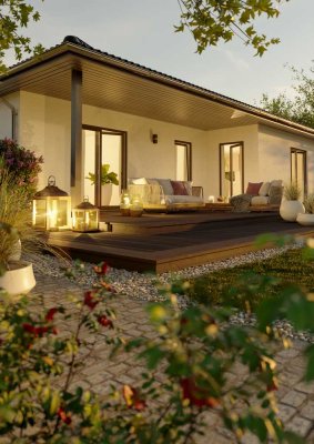Wohnen wie im Urlaub - schöner Winkelbungalow zentral gelegen in Fredersdorf