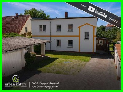 Großzügig Wohnen im Herzen von Güstrow mit Gartenparadies und vielen Möglichkeiten