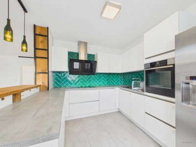 Gehobene 4-Zimmer-Wohnung mit Gartenblick & Tiefgaragenstellplatz in Karlsruhe-Weststadt/Mühlburg