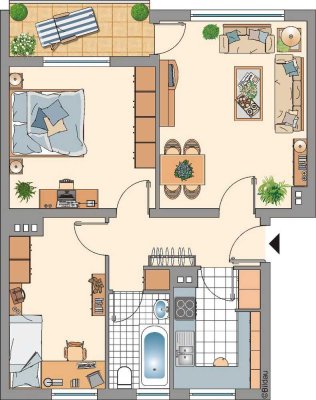 Demnächst frei! 3-Zimmer-Wohnung in Remscheid Lüttringhausen