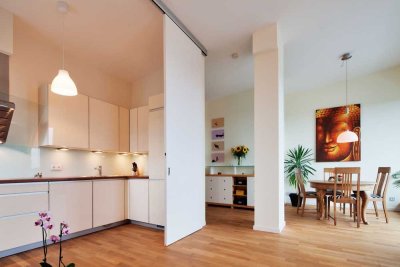 3-Zimmer-Penthouse-Wohnung mit Skylineblick in Frankfurt
