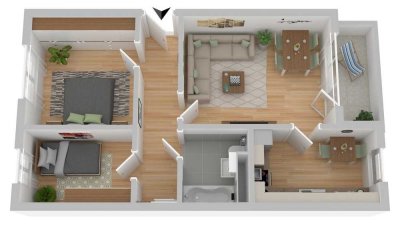 3-Zimmerwohnung Rostock