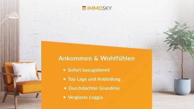 Ruhige und Komfortable Wohnung mit verglaster Loggia!