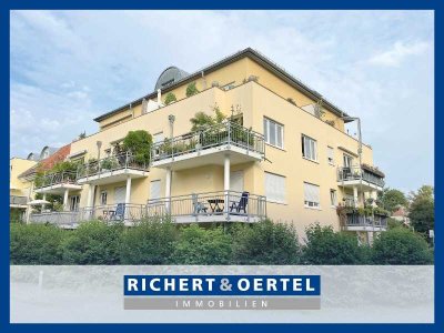 VERMIETETE Maisonettewohnung mit großer Dachterrasse und Weitblick