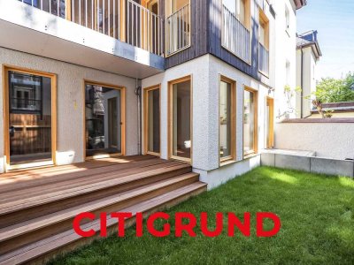 Au - Hell. Exklusiv. Energieeffizient. - Gartenterrasse in modernem Stadthaus!