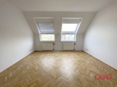 Wunderbare 2-Zimmer Wohnung im Dachgeschoß nahe Sonnwendviertel in 1100 Wien zu mieten