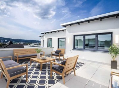 Luxuriöses Penthouse 168 m² in Bad Nauheim mit unverbaubarem Blick auf den Johannesberg