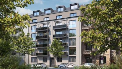 FLAIR Oststadt - Modernes und ruhiges Appartement mit Terrasse im Erstbezug!