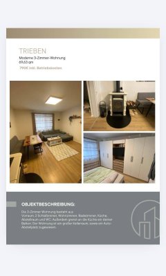 Moderne 3-Zimmer Wohnung