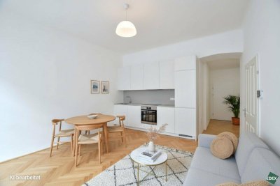 Sanierter Zweitbezug: 3-Zimmer-Altbauwohnung mit Fußbodenheizung in Parknähe