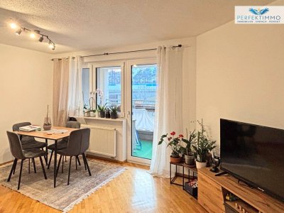 Freundliche 4-Zimmer-Wohnung mit Westbalkon und TG-Platz
