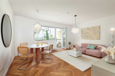 Sanierte 3-Zimmer-Wohnung mit Balkon, Aufzug & Stellplatz nahe dem Fritz-Schloß-Park