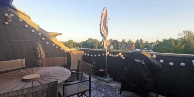 2-Zimmer-Dachgeschosswohnung mit Balkon in Oberhausen-Dümpten Rolandstrasse