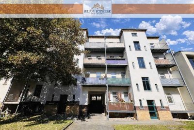RESERVIERT - Denkmalgeschützte 2-Raum-Wohnung mit Garage & neuer Heizung im beliebten Stötteritz