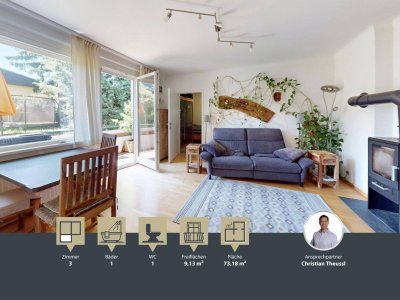 MAUER || 3 Zimmer Wohnung || Ruhelage || Süd-Loggia