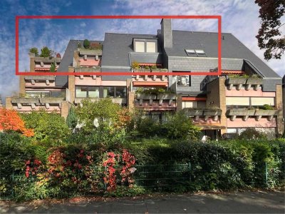 Über zwei Ebenen, schöner Ausblick