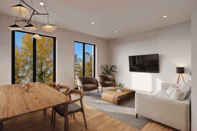 4-Zimmer Neubau Maisonette-Wohnung mit Dachloggia