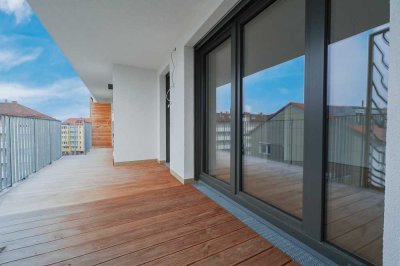 Wohnen am Park: Exklusive 3-Zimmer-Neubau-Wohnung !!Erstbezug!! mit eigenem Tiefgaragenstellplatz un