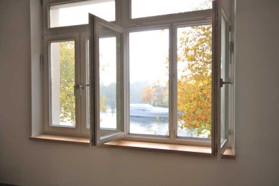 3-Zimmerwohnung mit offenem Kamin und Loggia mit Wasserblick