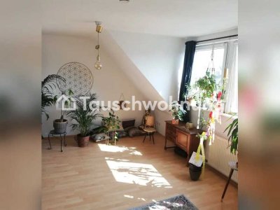 Tauschwohnung: Biete wunderschöne, helle Maisonette Whg mit großem Balkon