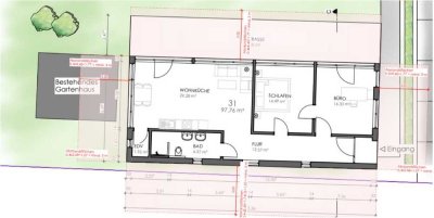 Modern wohnen mit viel Tageslicht