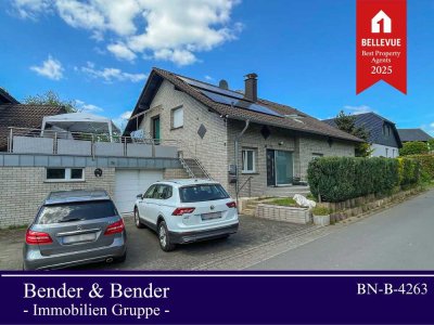 Gepflegtes, verklinkertes Zweifamilienhaus mit zwei Garagen und PV-Anlage in Hennef-Blankenberg!