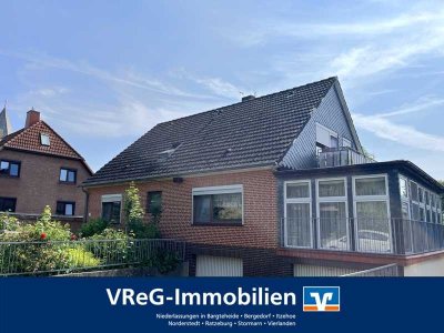 Vollunterkellertes Einfamilienhaus mit vermieteter Einliegerwohnung und viel Potential